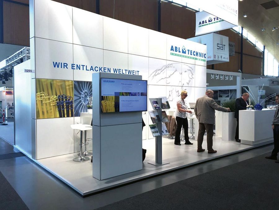 ABL-TECHNIC Entlackung Messestand