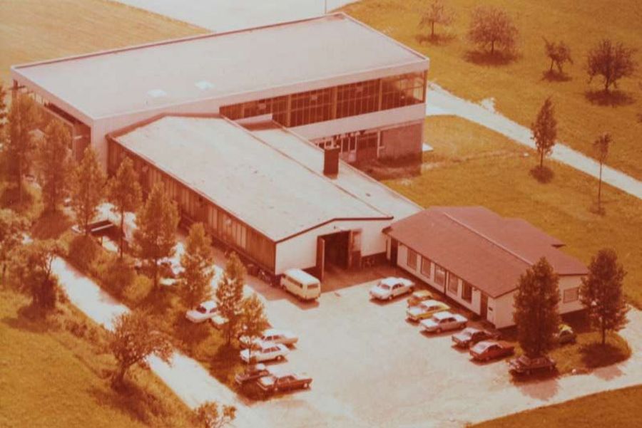 PAUL KAUTH - Die Produktionshalle des Unternehmens um 1970