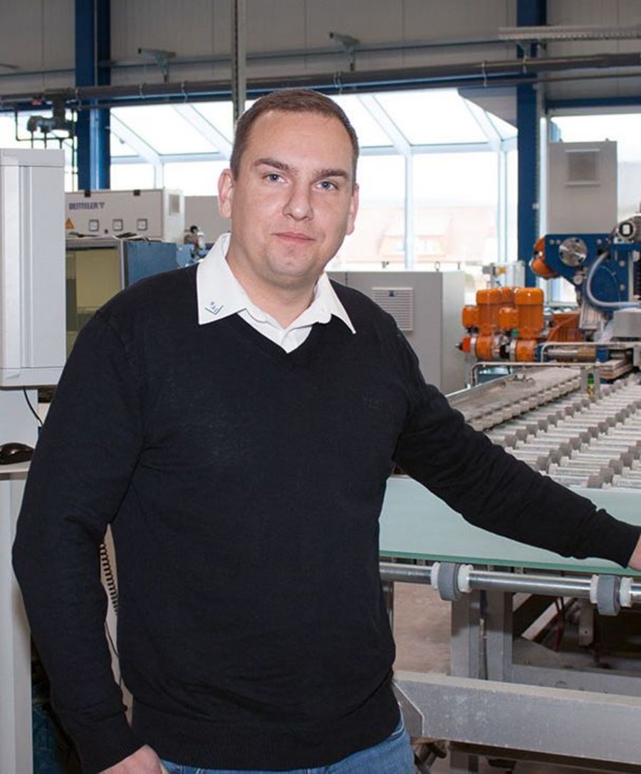 Peter Egg, Geschäftsführer der Brakeler Thermo-Glas GmbH