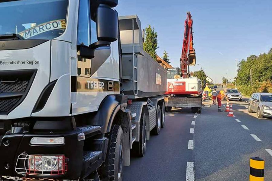 Im Tiefbau ist TREIER ein gefragter Partner in der Region