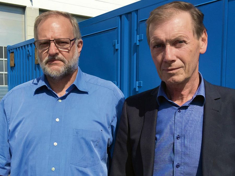 A-TEC Geschäftsführer Achim Wörsdörfer und Clemens Backhaus