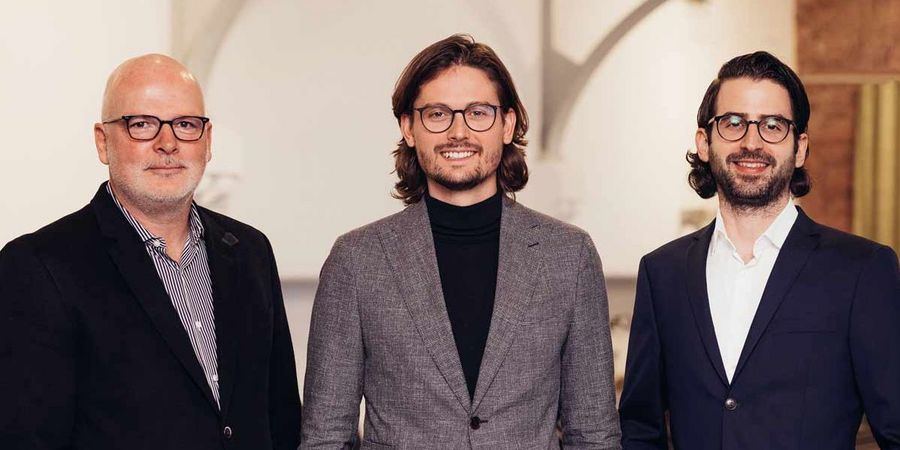 DUV - Kompetentes Quartett: Projektentwickler Frank Smajek, Geschäftsführer Nils Langgärtner und Benjamin Sygusch
