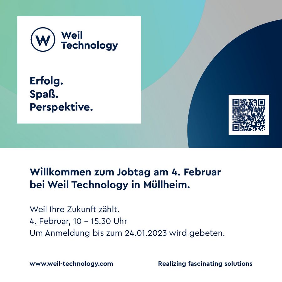 Jobtag bei Weil Technology in Müllheim am 4. Februar 2023