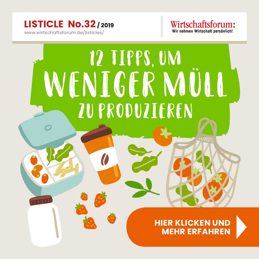 12 Tipps, um weniger Müll zu produzieren 