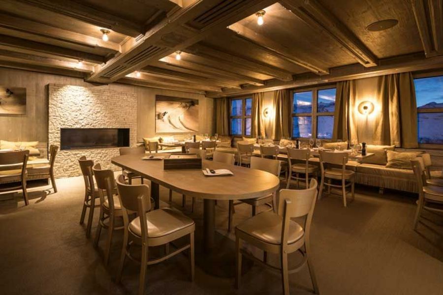 Engadin St. Moritz White Marmot Restaurant & Bar in St. Moritz