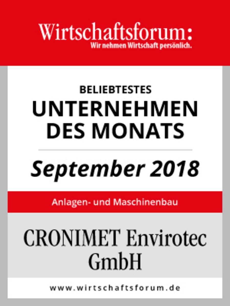 Unternehmen des Monats September 2018