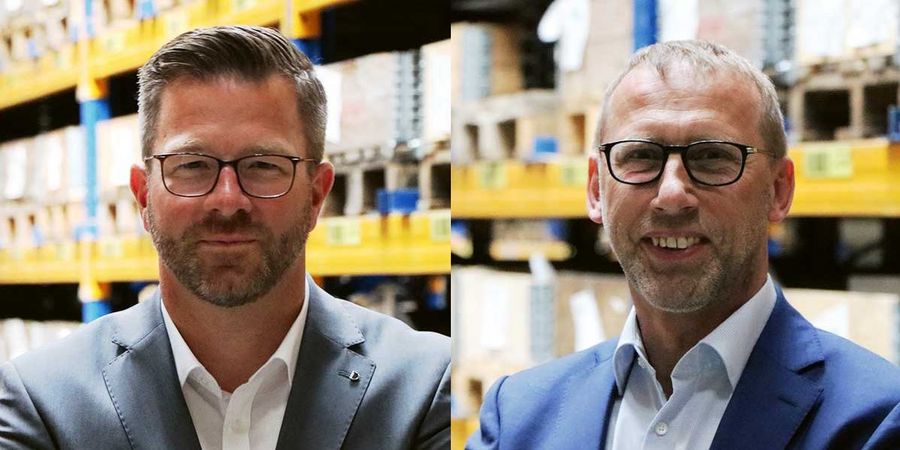 Lutz Wolf und Jürgen Gerst, Geschäftsführer der Glüpker Blechtechnologie GmbH