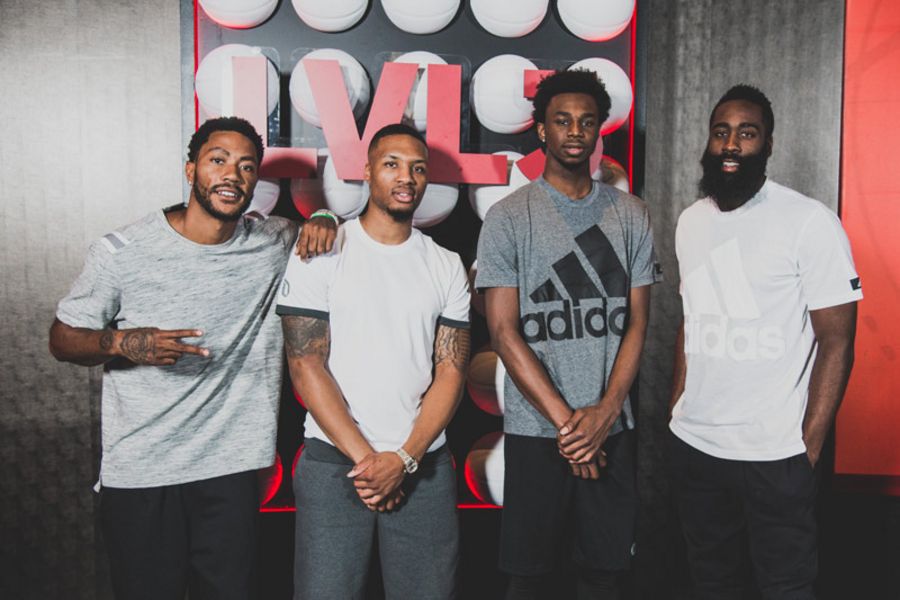  Derrick Rose, Damian Lillard, Andrew Wiggins, James Harden