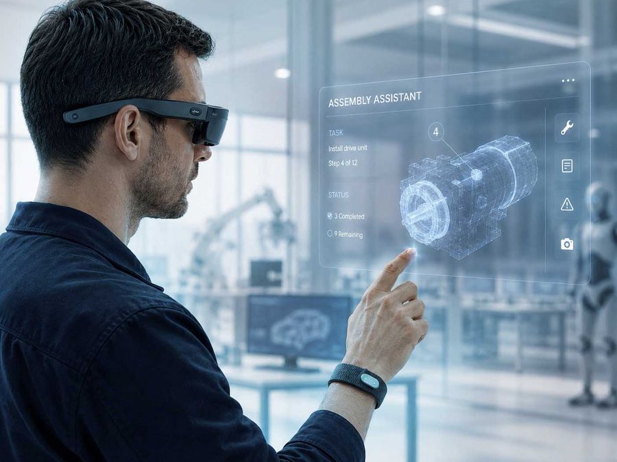 Künstliche Intelligenz im Sichtfeld. Wie intelligente Datenbrillen die Arbeit in der Industrie verändern
