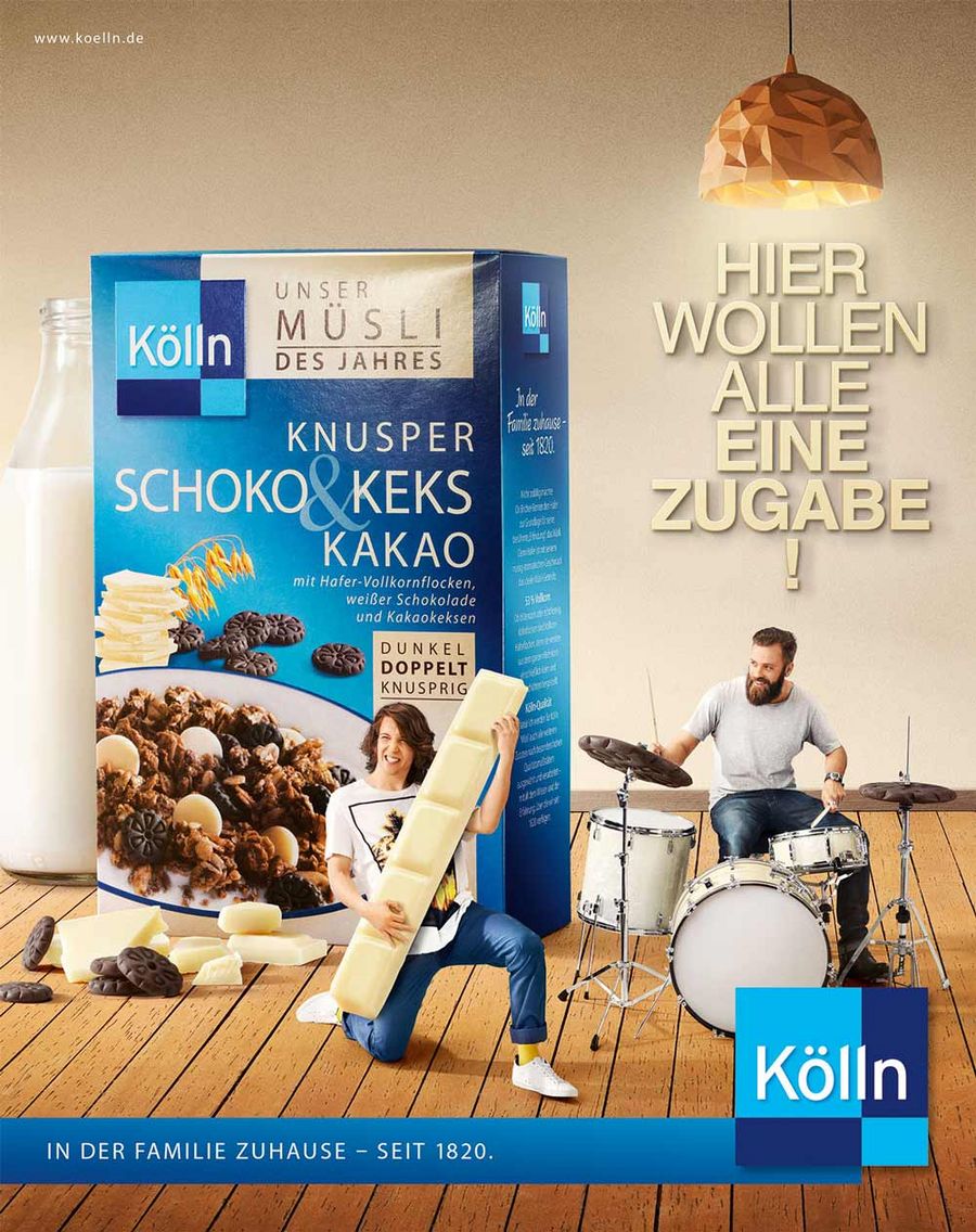 Kölln Müsli Knusper Schoko&Keks Kakao
