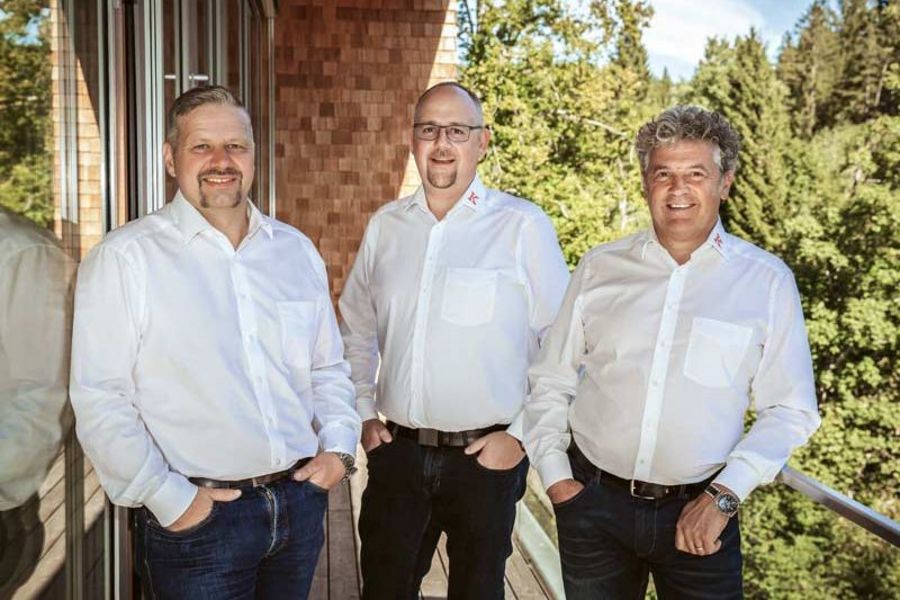 Holzbau Bruno Kaiser Herbert Duttlinger, Andreas Wiesler und Stefan Spitz
