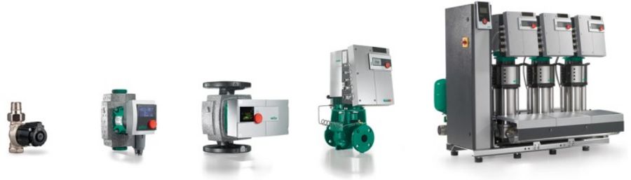 Wilo bietet ein breites Sortiment an Hightech-Pumpen für Heizungs-, Klima- und Kältetechnik, Wasserversorgung und –entsorgung sowie Industrieanwendungen