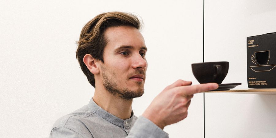Für Julian Lechner, Gründer und Geschäftsführer von Kaffeeform, funktioniert gutes Design zusammen mit Nachhaltigkeit