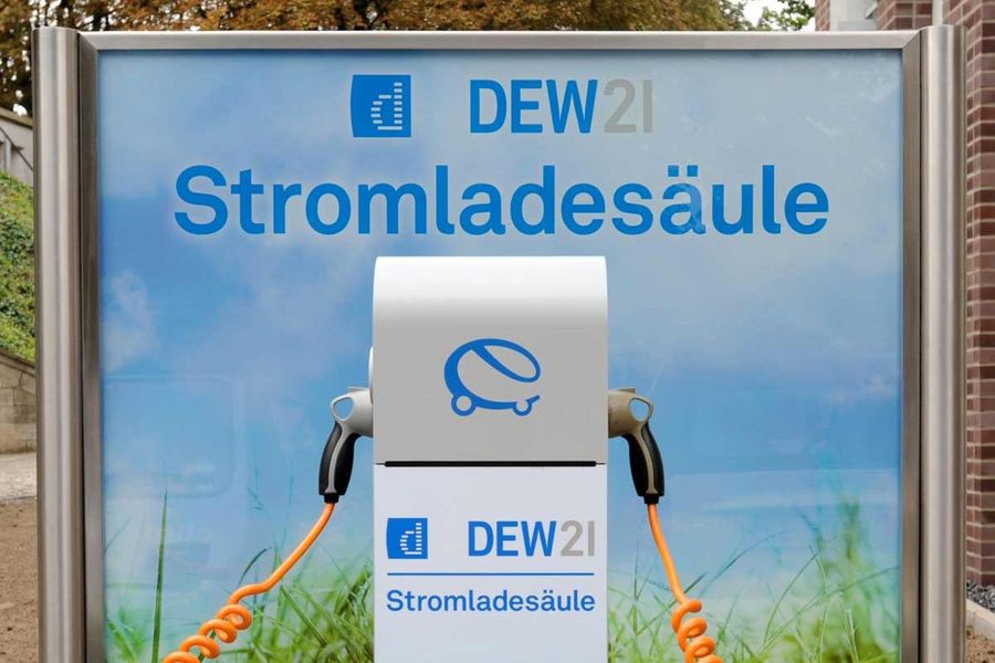 Stromladesäule von DEW21.