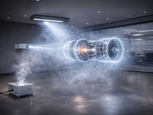 Die Zukunft ohne Bildschirm wie digitale Inhalte direkt im Raum entstehen und genutzt werden