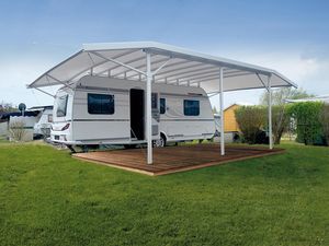 TWINTOP Kombischutzdach für Wohnwagen und Vorzelt/Terrasse