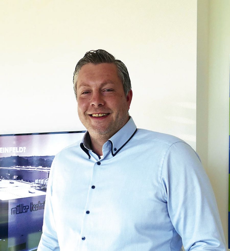 Frank Schlarmann, Projektleitung, Qualitätsvorausplanung, Marketing und Vertrieb, Mitglied der Geschäftsleitung der Müller-Technik GmbH