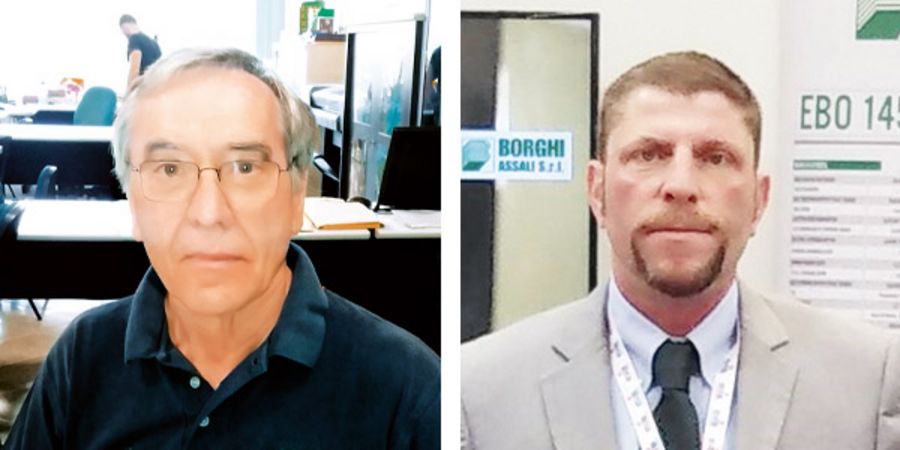Ivan Borghi, CEO und Inhaber, und Francesco Thione, Senior Sales Manager der Borghi Assali S.r.l.