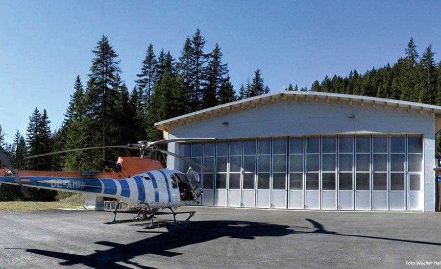 Schneider Torsysteme Falttor Heliport