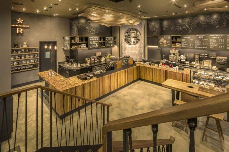 Einer der neuesten Starbucks Flagship Stores in China