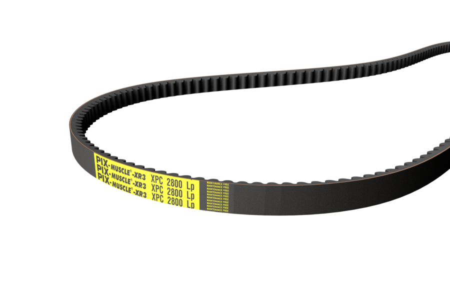 PIX-Muscle®-XR3: Wartungsfreie Keilriemen, flankenoffen, formgezahnt