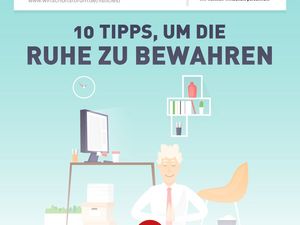 10 Tipps, um die Ruhe zu bewahren
