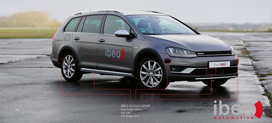 Ibeo Test Vehicle