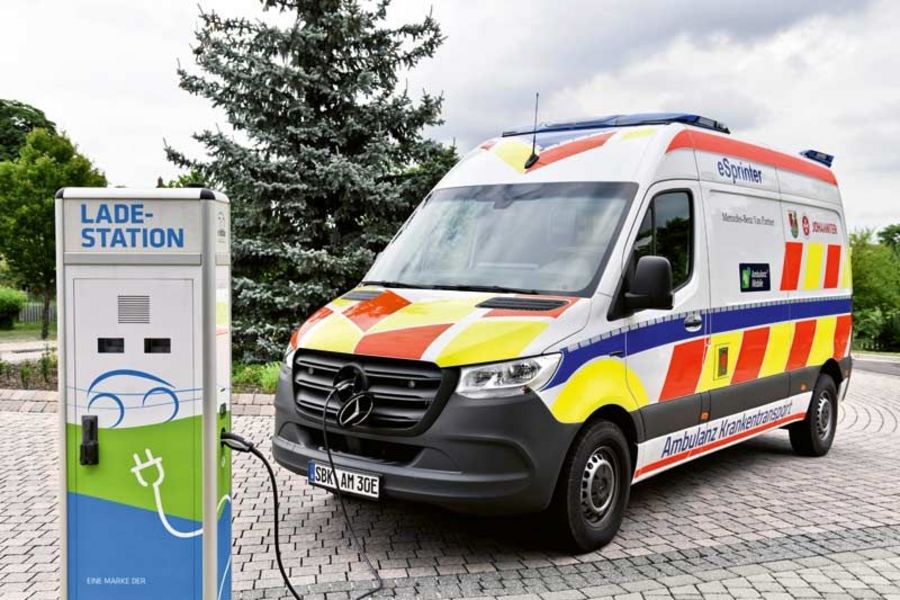 Ambulanz Mobile Vollelektrischer Krankentransportwagen