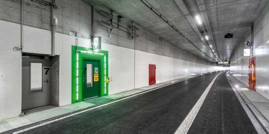 Hodapp - Blick in den Karoline-Luise-Tunnel in Karlsruhe