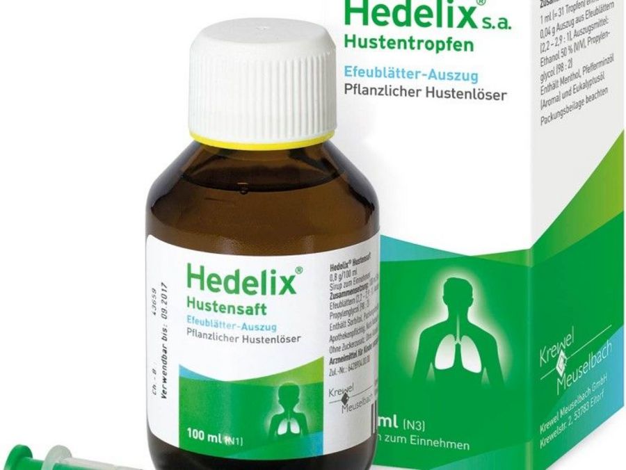 Der Hustensaft Hedelix® ist eines der bekanntesten Produkte aus dem Hause Krewel Meuselbach