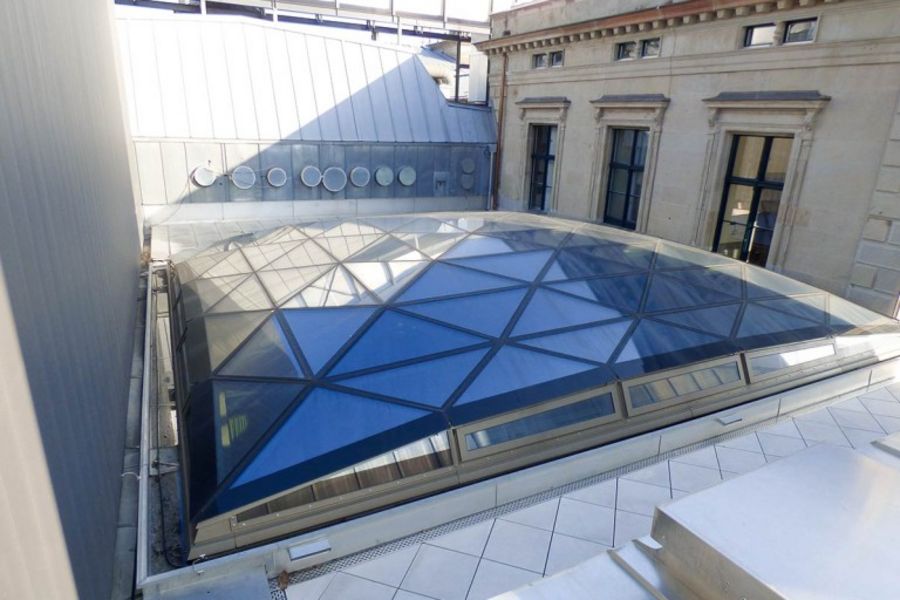 Beispiel Spezialkonstruktionen, Glasdach Posthof im Hauptbahnhof Zürich