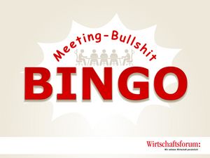 Bingo: Mehr Spaß im Meeting!