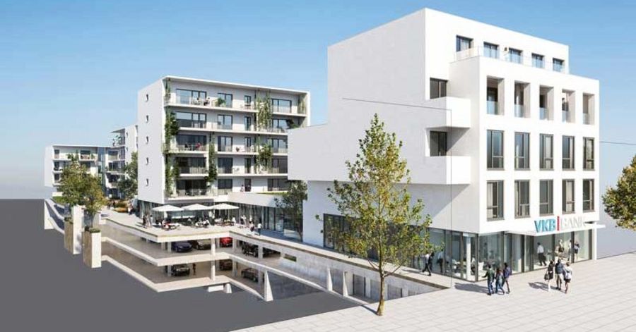 Volkskreditbank Bauprojekt VKB Wels, Kaiser-Josef-Platz