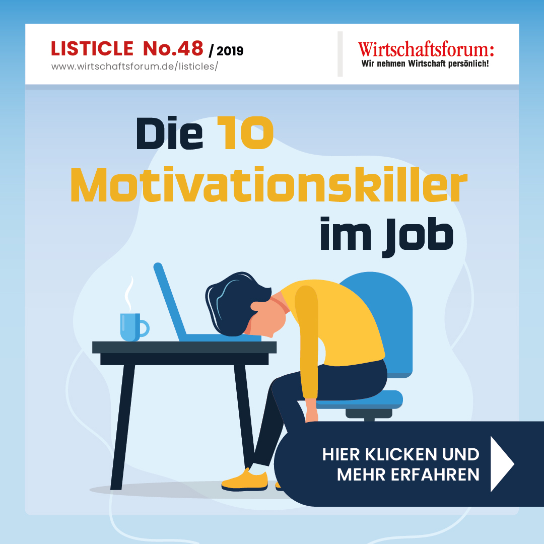 Die 10 Motivationskiller Im Job