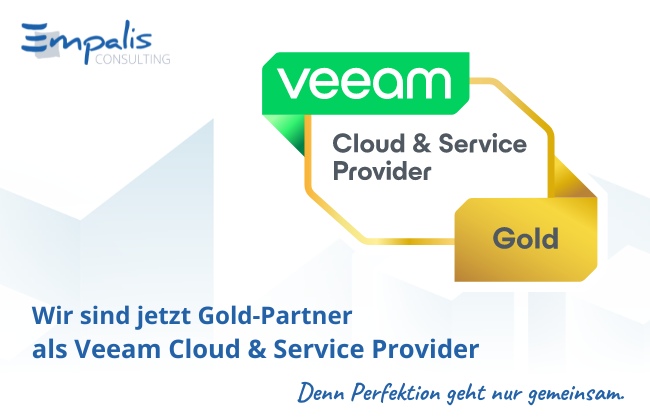 Empalis ist jetzt Veeam Cloud & Service Provider mit Gold-Partner Status