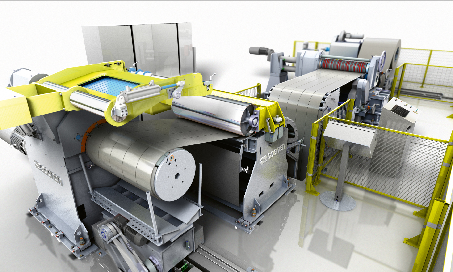 Soenen Technology nv. Längsteilanlage Soenen Technology nv. Längsteilanlage