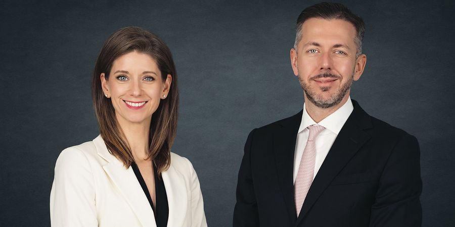 Darko Cvijetinovic, Managing Director, und Antonia Gilbert, Chief Commercial Officer der MJET GmbH