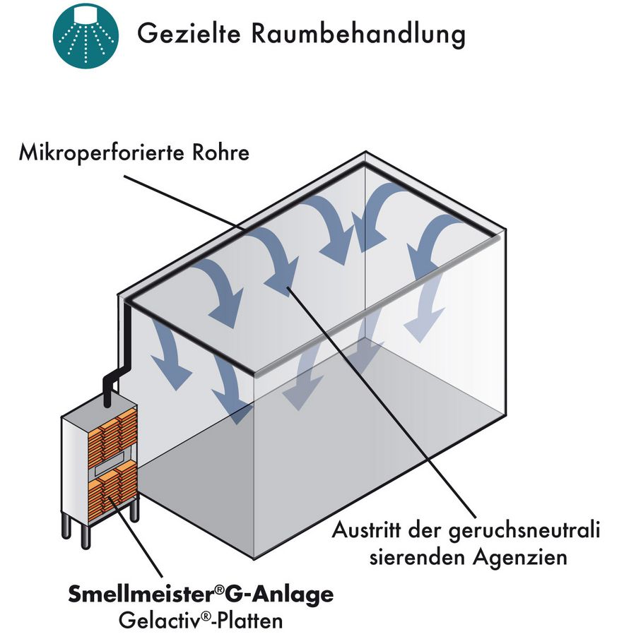 Biothys GmbH Schema Smellmesiter Raumbehandlung