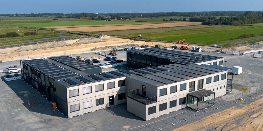 Adapteo Modulares Bürogebäude zur Miete Adapteo Modulares Bürogebäude zur Miete
