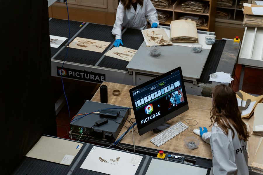 Picturae Holding B.V. an der Universität Florenz kommt das Förderbandsystem zum Einsatz Picturae Holding B.V. an der Universität Florenz kommt das Förderbandsystem zum Einsatz