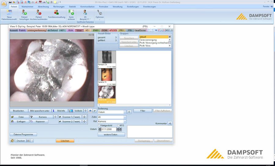 Dampsoft - Zahnarztpraxis Software