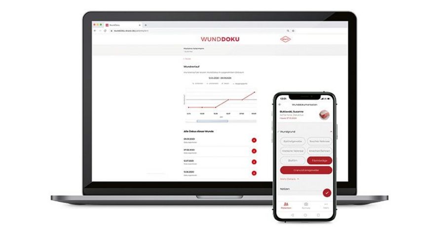 Erleichtert den Arbeitsalltag: die DRACO WundDoku App