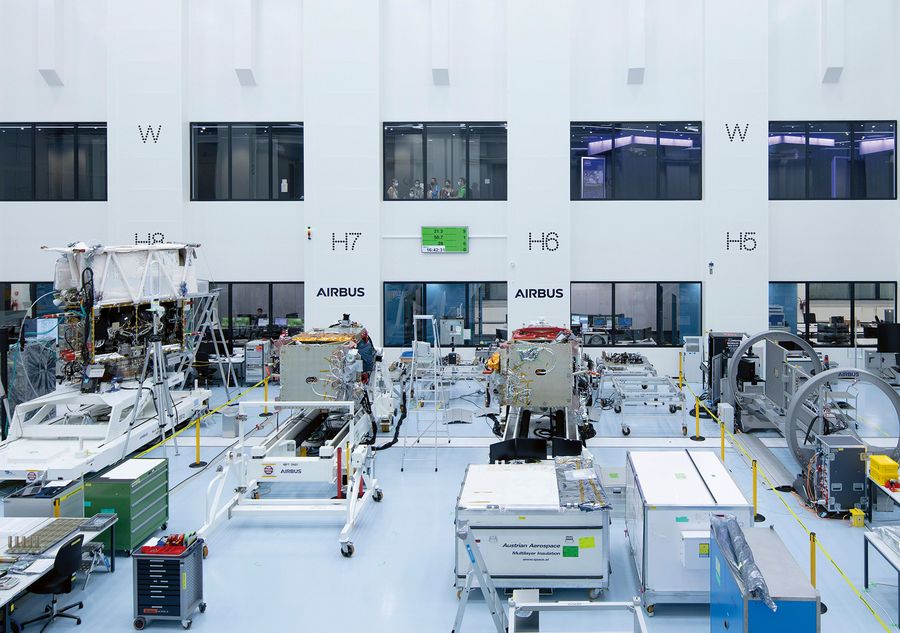 RSE + Architekten Ingenieure GmbH Halle zur Montage von Satelliten bei Airbus
