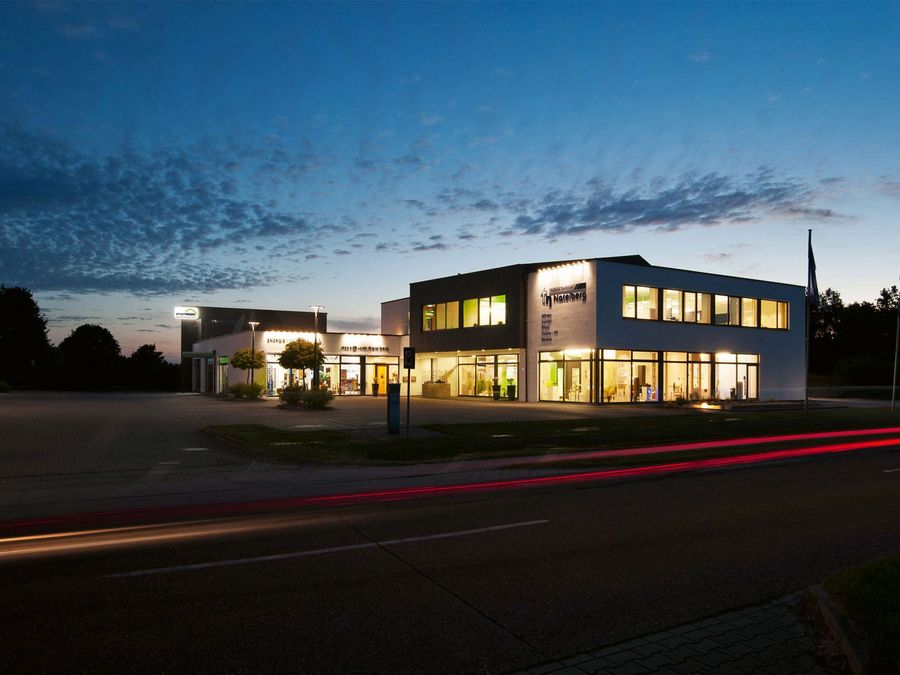 Gebäude zum Leuchten bringen