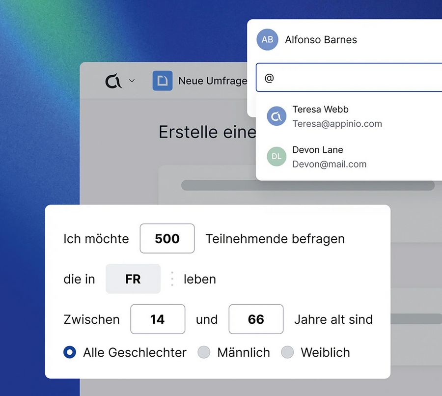 Appinio GmbH Feldstudien Appinio GmbH Feldstudien