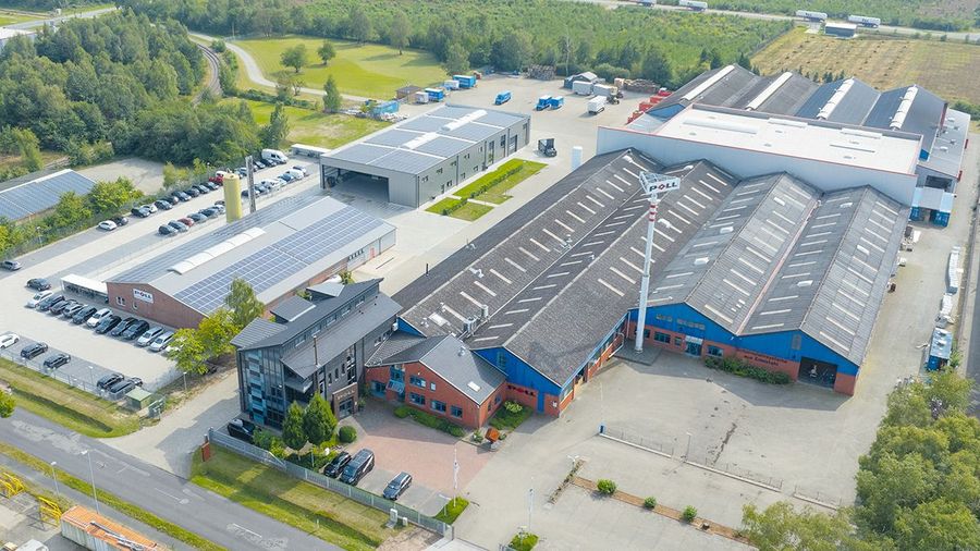 Der Firmensitz der Bernhard Poll Schornsteintechnik GmbH in Dörpen