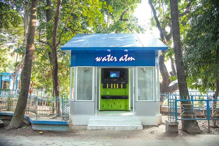 Harbauer - Waterkiosk in Kalkutta