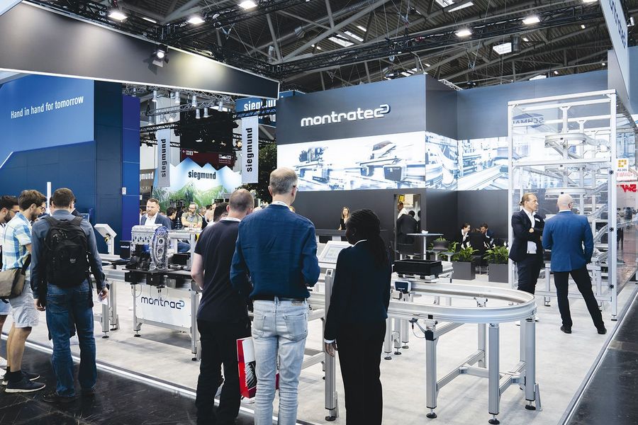 montratec präsentierte auf der automatica smarte Lösungen