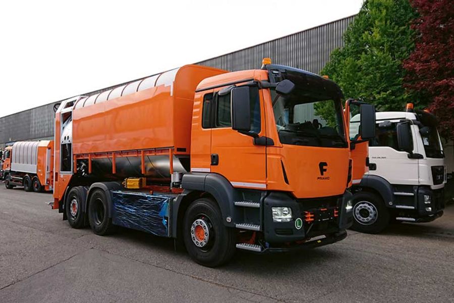 Framo E-Abfalltruck