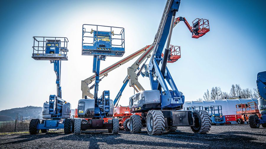 Arbeitsbühnenmietpark von LINDIG Fördertechnik